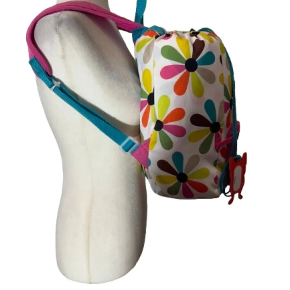 Girls/Kids Floral Sleeping Bag with Backpack